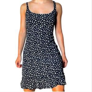 Brandy Melville Black and White Floral Dress